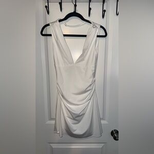 Elegant White Women's Dress
